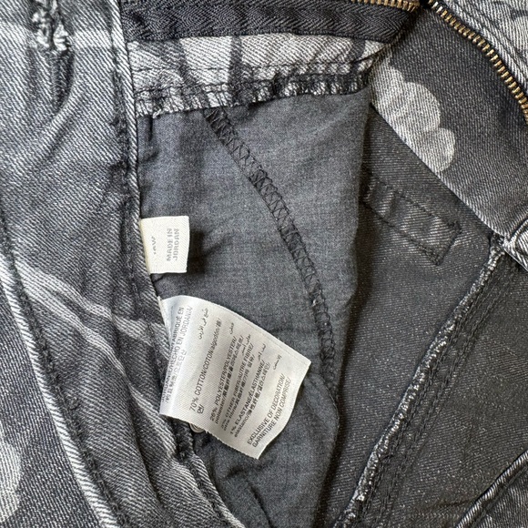 Style & co black flower print skinny jeans - Picture 3 of 5